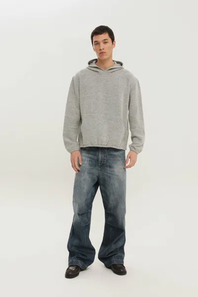 1989 Studio Cut Knit Hoodie In Gray