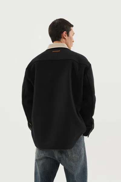 1989 Studio Overshirt Button Up In Black