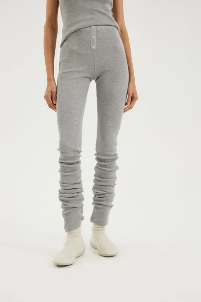 1989 Studio Stretch Fabric Waffle Leggings In Gray
