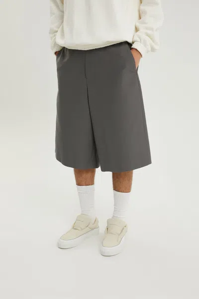 1989 Studio Cotton And Silk Shorts With Belt Loops In Gray
