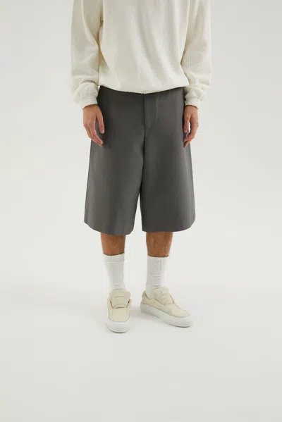 1989 Studio Cotton And Silk Shorts With Belt Loops In Gray