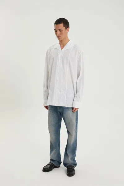 1989 Studio Striped Long Sleeves Shirt In White