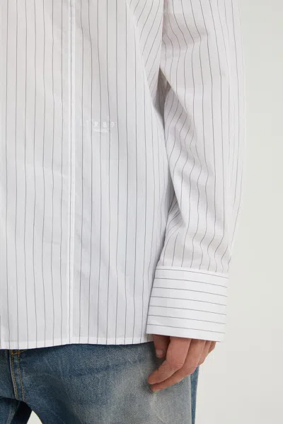 1989 Studio Striped Long Sleeves Shirt In White