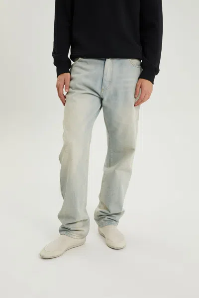 1989 Studio Faded Wash Denim Pants With Five Pockets In Gray