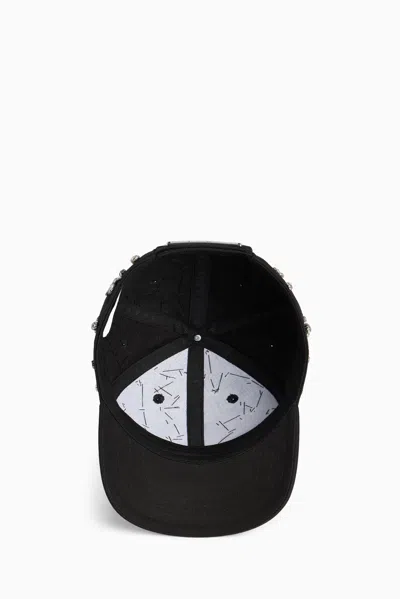 1989 Studio Crystal Embellished Curved Brim Baseball Cap In Black
