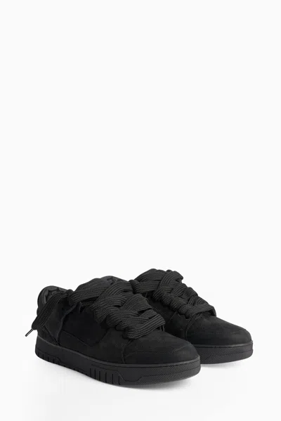 1989 Studio Skate Lace-up Nubuck Sneakers In Black