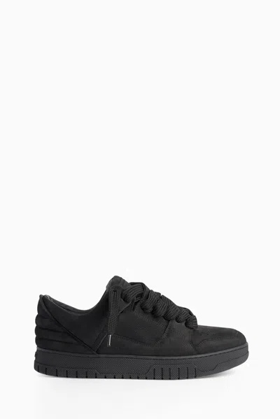 1989 Studio Skate Lace-up Nubuck Sneakers In Black