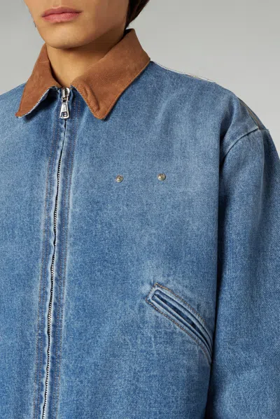 1989 Studio Denim Worker Jacket 1989 In Light Blue