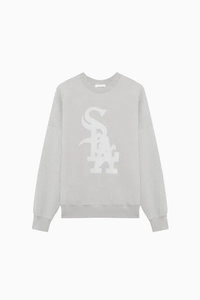 1989 Studio Midwest Relaxed Sweatshirt Oatmeal Grey