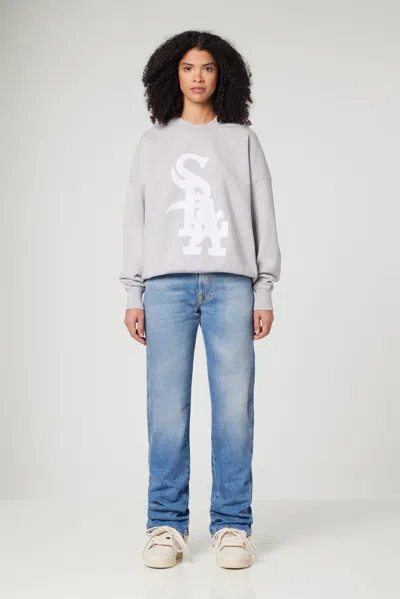 1989 Studio Midwest Relaxed Sweatshirt Oatmeal Grey