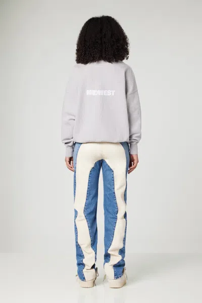 1989 Studio Midwest Relaxed Sweatshirt Oatmeal Grey