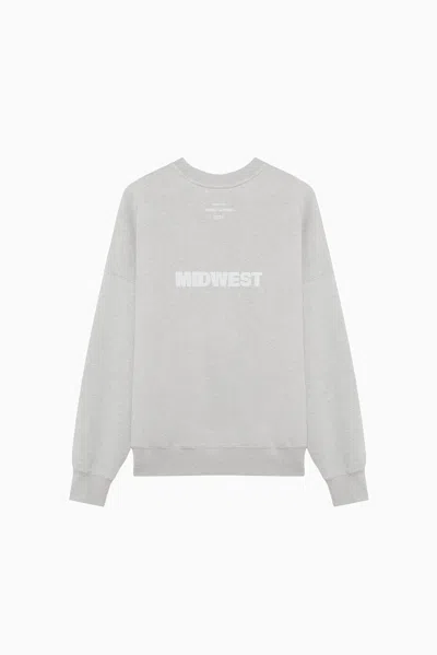 1989 Studio Midwest Relaxed Sweatshirt Oatmeal Grey