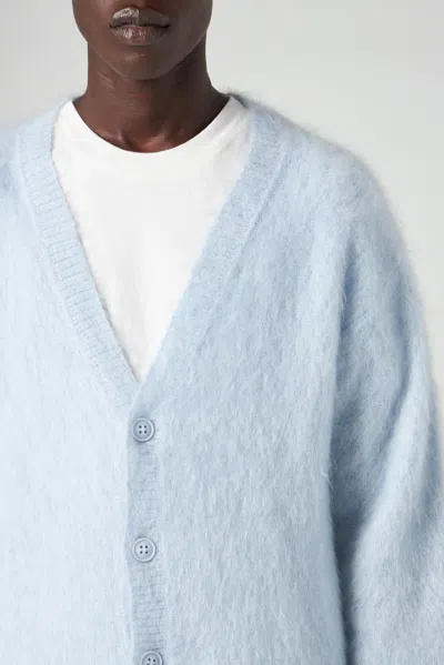 1989 Studio Pastel Light Blue Mohair Blend Cardigan