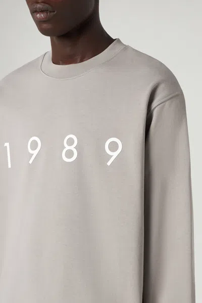 1989 Studio Woman's 1989 Logo Sweatshirt In Gray