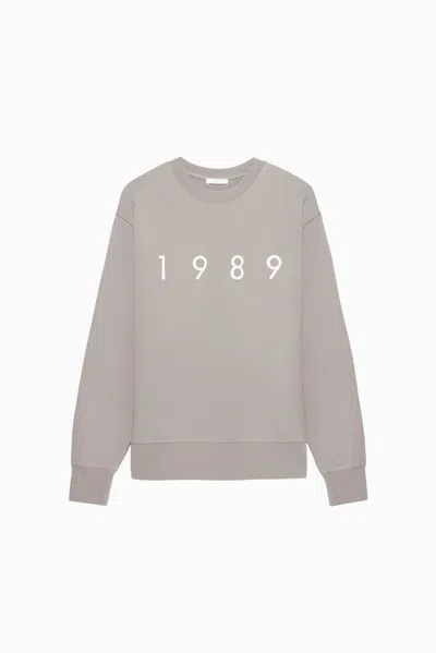 1989 Studio Woman's 1989 Logo Sweatshirt In Gray