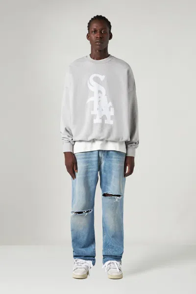 1989 Studio Midwest Relaxed Sweatshirt Oatmeal Grey