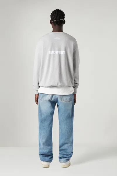 1989 Studio Midwest Relaxed Sweatshirt Oatmeal Grey