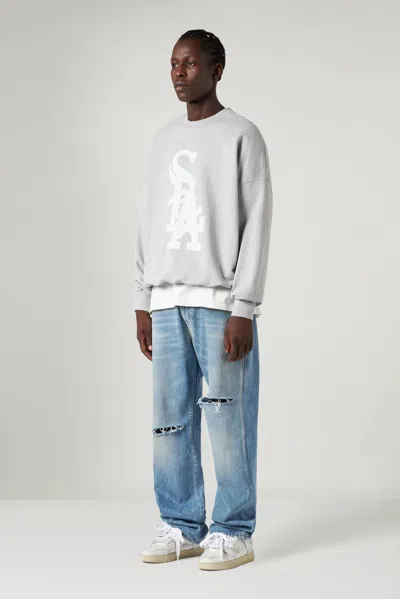 1989 Studio Midwest Relaxed Sweatshirt Oatmeal Grey