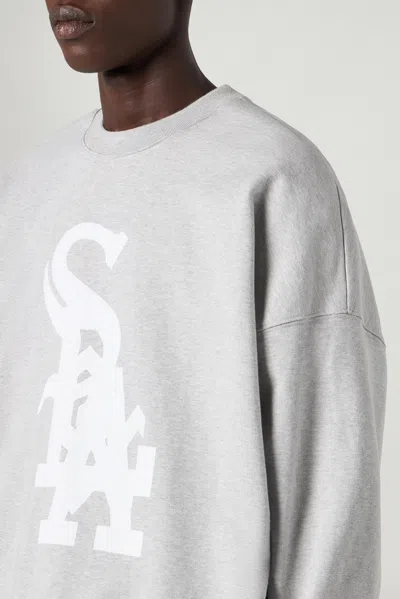 1989 Studio Midwest Relaxed Sweatshirt Oatmeal Grey