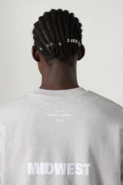 1989 Studio Midwest Relaxed Sweatshirt Oatmeal Grey