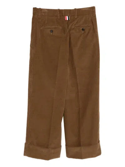 Thom Browne Corduroy Pants In Brown