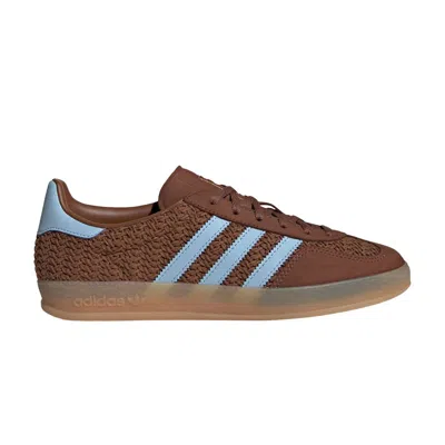 Pre-owned Adidas Originals Adidas Wmns Gazelle Indoor 'crochet Pack - Preloved Brown' | Women's Size 7.5