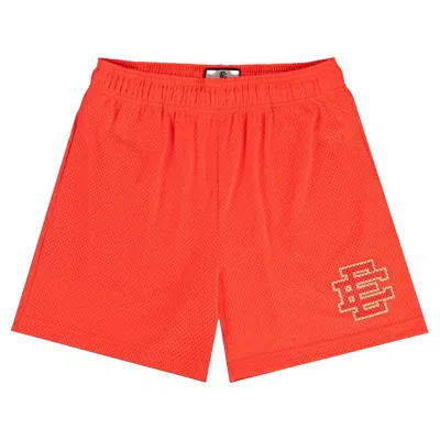 Pre-owned Eric Emanuel Ee Basic Short 'coral/off White' | Orange | Men's Size L