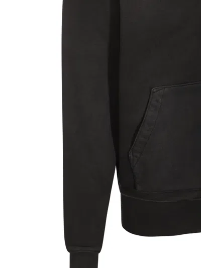 Amiri Felpa In Cotone Ardesia  Uomo In Black