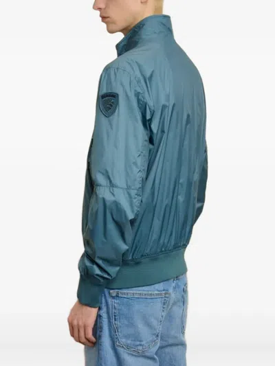 Blauer Bomber Jacket In Blue