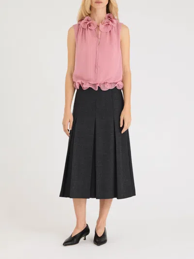 Rebecca Taylor Sarita Top In Foxglove