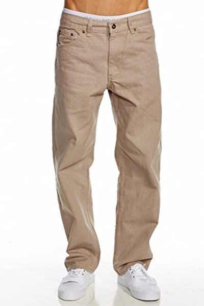 Oscar De La Renta Mens Sexy Hippie Classic Standard Cowboy Wear Flat Fitting Jeans Ca999 In Khaki