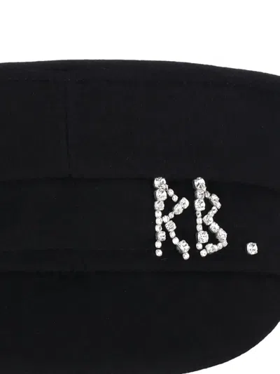 Ruslan Baginskiy Embellished Brimmed Hat Showcasing Refined Craftsmanship In Black