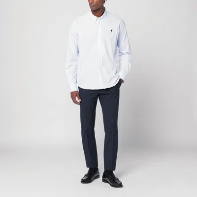 Pt Torino Dieci Navy Blue Trousers In Blue