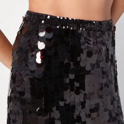 P.a.r.o.s.h P. A.r. O.s. H. Sequinned Long Skirt With Split In Brown