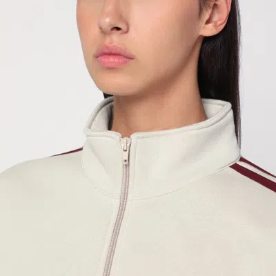 6397 Fleece Zip-up Track Jacket In Gray