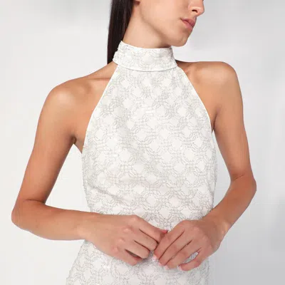Rotate Birger Christensen Dress Rotate Woman Color Ivory In White