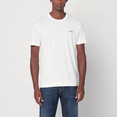 Zegna Versatile Crew Neck T-shirt In White