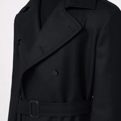 Tagliatore Double-breasted Coat In Black