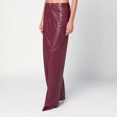 Rotate Birger Christensen Trousers In Burgundy