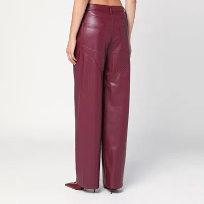 Rotate Birger Christensen Trousers In Burgundy