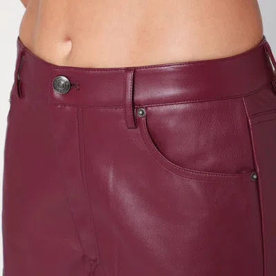 Rotate Birger Christensen Trousers In Burgundy