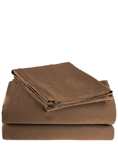 Superior 300 Thread Count Rayon From Bamboo Bamboo Sheet Set In Brown