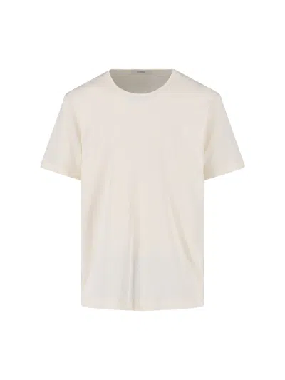 Lemaire Relaxed Fit Crewneck T-shirt In White