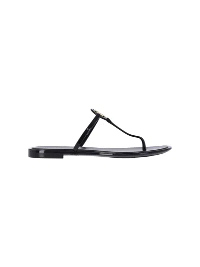 Tory Burch Thong Sandal "miller" Mini In Black
