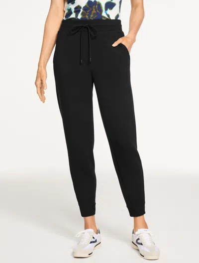 Talbots Plus Petite - Airknit Stretch Jogger Pants - Black - 2x  In Black