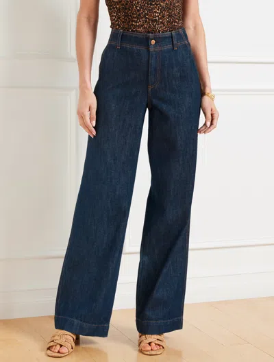 Talbots Plus Petite - Relaxed Trouser Jeans - Charlotte Wash - 16