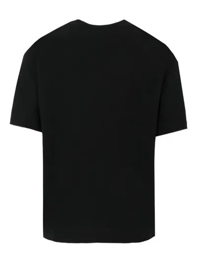 Msgm Logo-print Short-sleeve T-shirt In Black