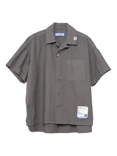 In・stru(men-tal) Short-sleeve Pocket Shirt In Gray