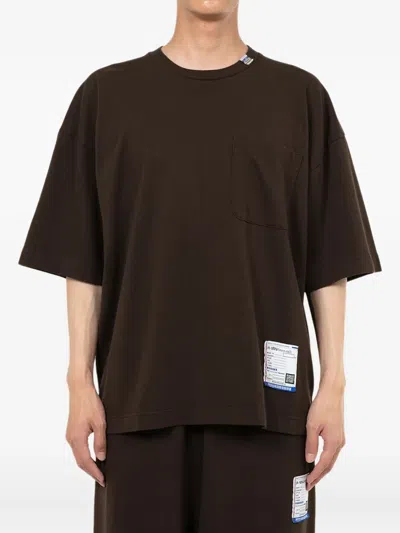 In・stru(men-tal) Pocket Half-sleeve T-shirt In Brown