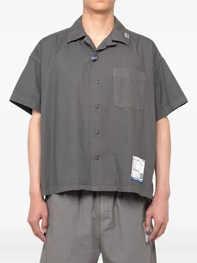 In・stru(men-tal) Short-sleeve Pocket Shirt In Gray